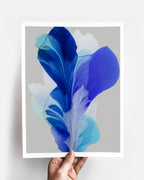 Botanical Wall Art Prints Abstract Floral Plant Watercolor Paper & Canvas | Bloom 30