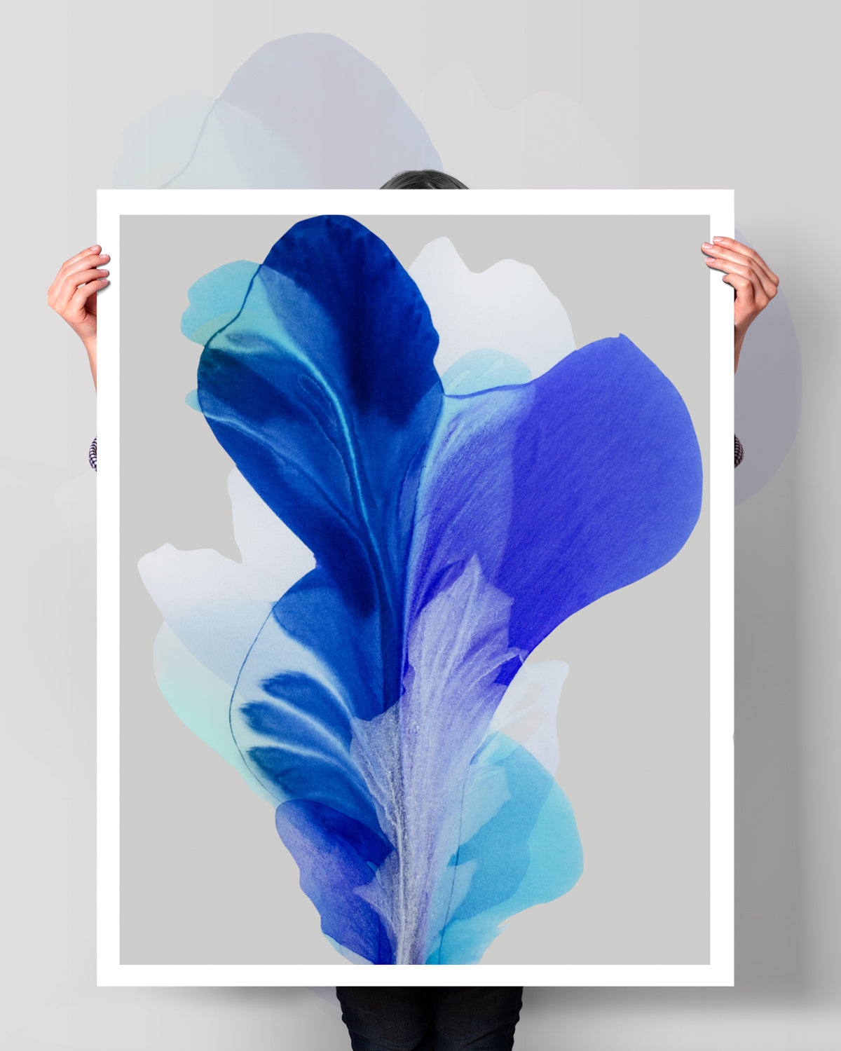 Botanical Wall Art Prints Abstract Floral Plant Watercolor Paper & Canvas | Bloom 30
