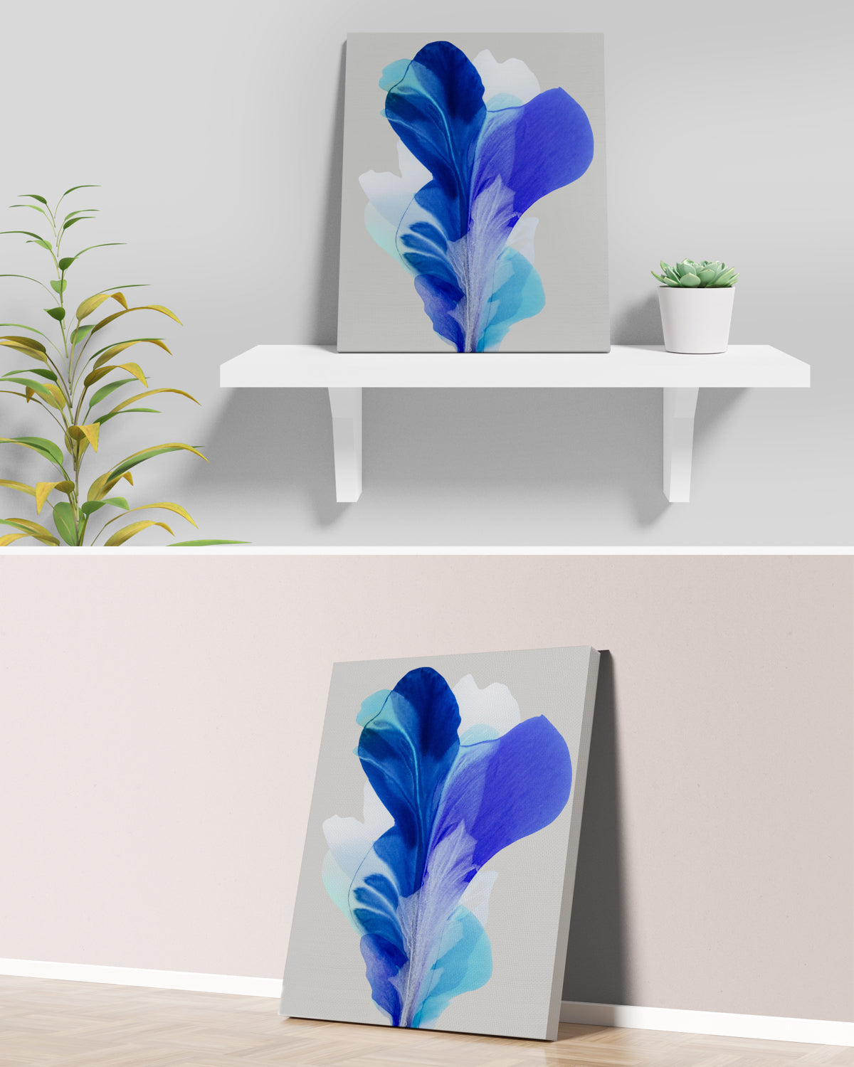 Botanical Wall Art Prints Abstract Floral Plant Watercolor Paper & Canvas | Bloom 30