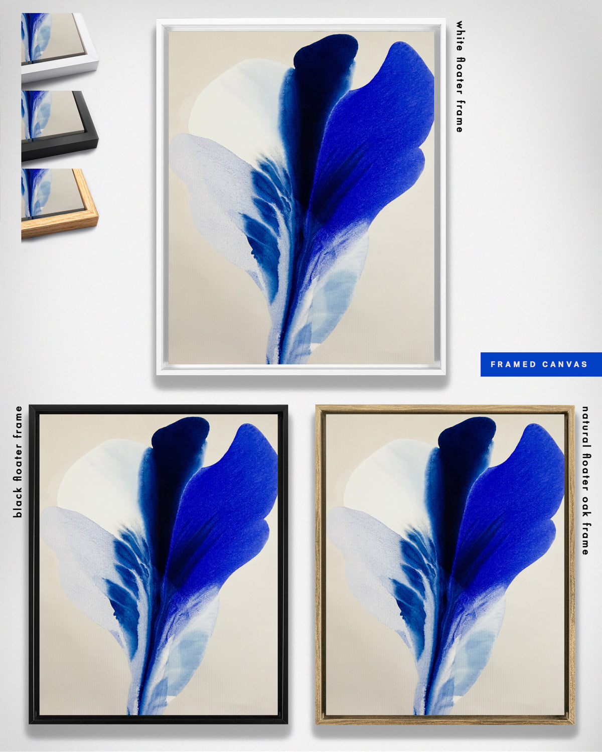 Botanical Wall Art Prints Abstract Floral Plant Watercolor Paper & Canvas | Bloom 33