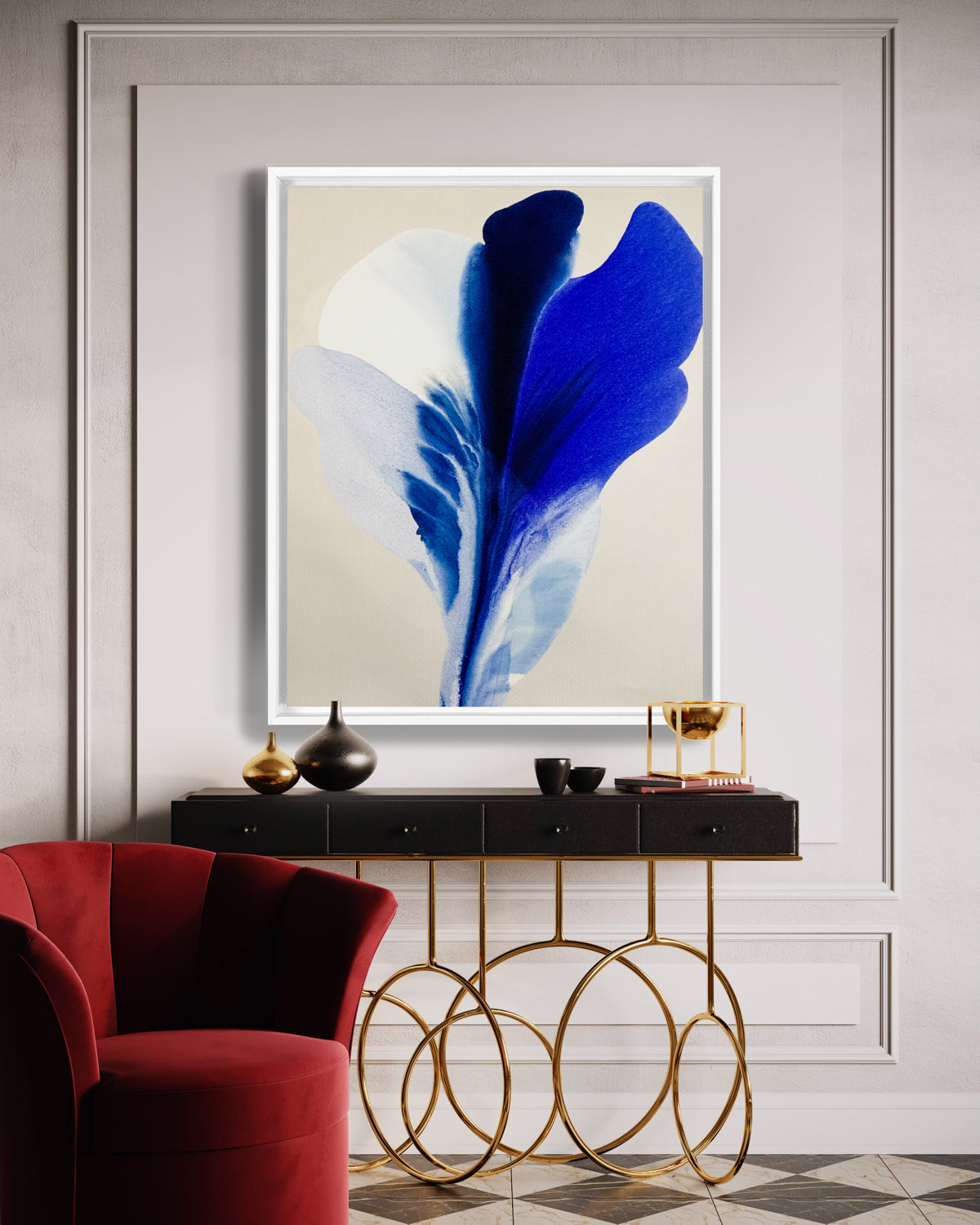 Botanical Wall Art Prints Abstract Floral Plant Watercolor Paper & Canvas | Bloom 33