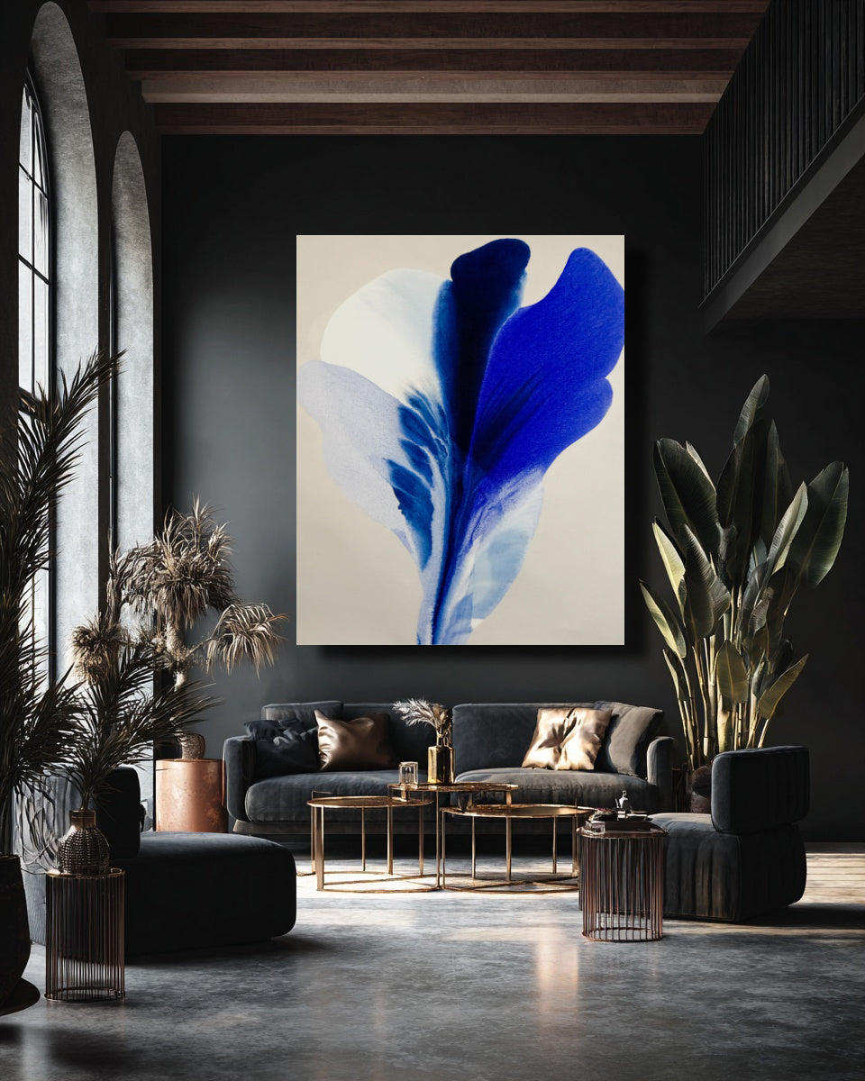 Botanical Wall Art Prints Abstract Floral Plant Watercolor Paper & Canvas | Bloom 33