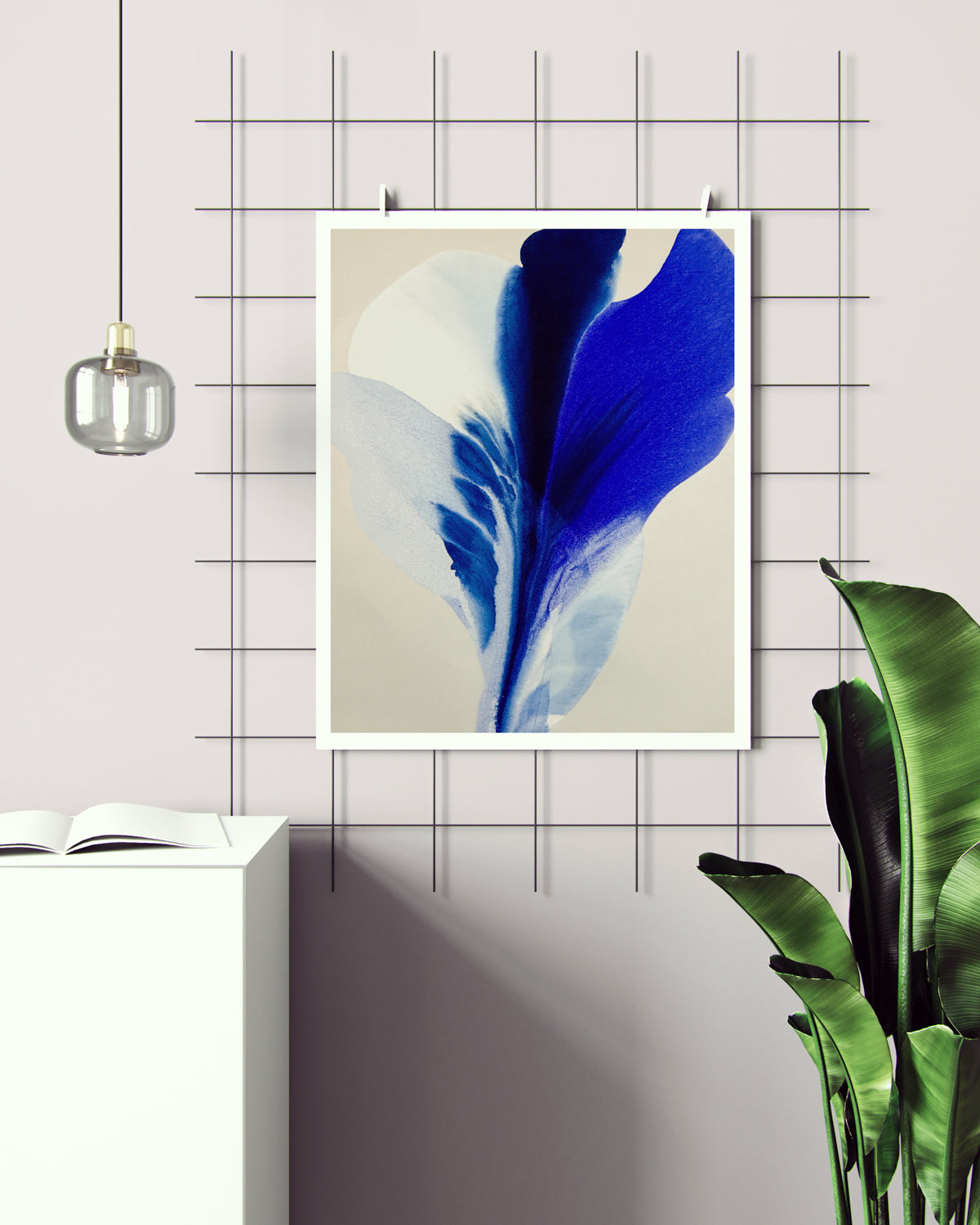 Botanical Wall Art Prints Abstract Floral Plant Watercolor Paper & Canvas | Bloom 33