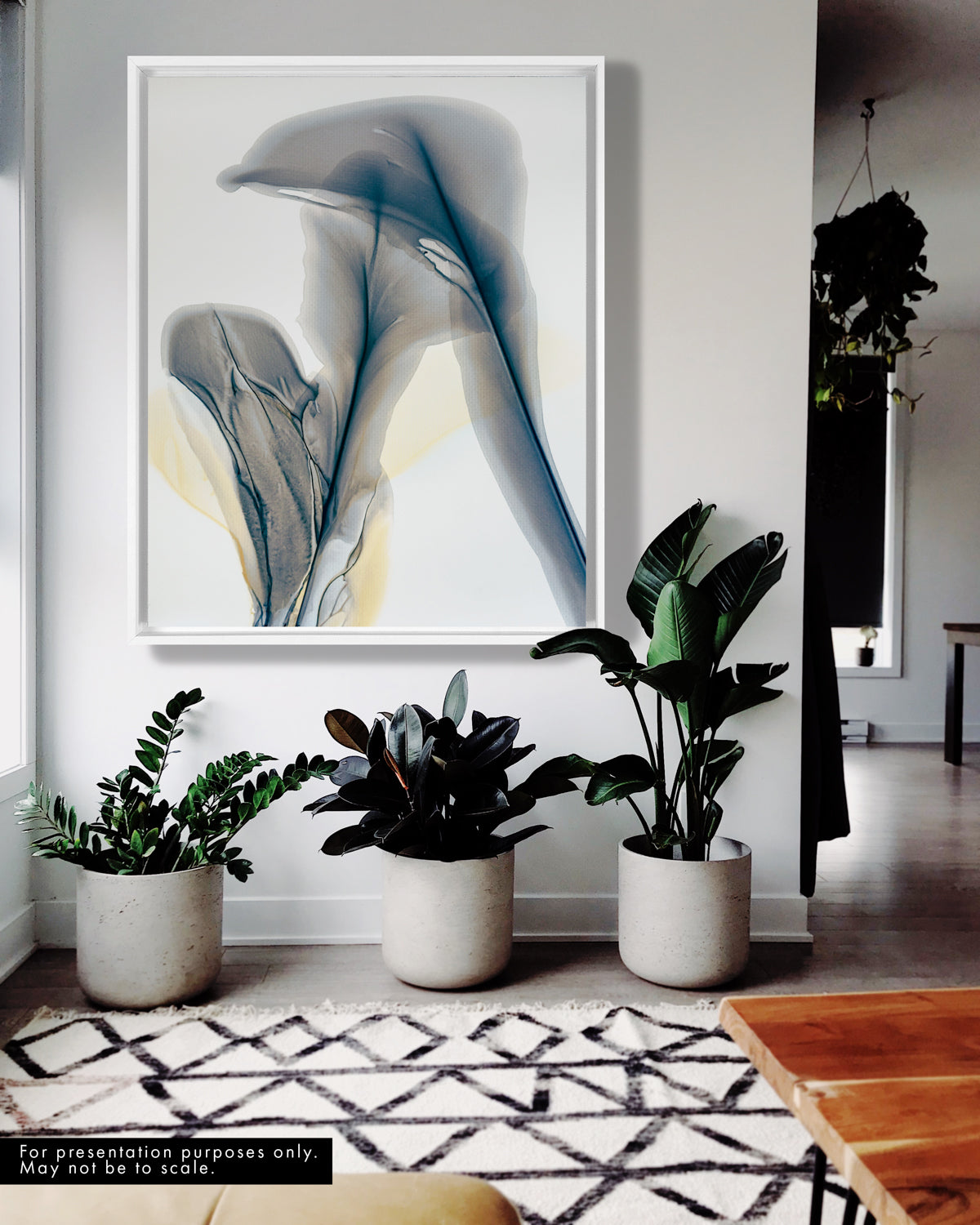 Botanical Wall Art Prints Abstract Floral Plant Watercolor Paper & Canvas | Bloom 38