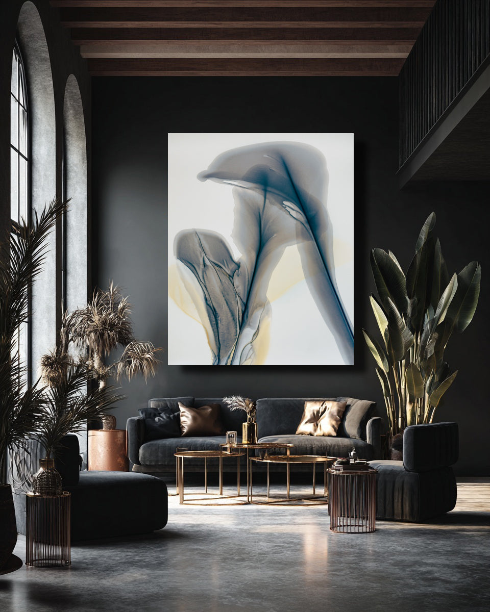 Botanical Wall Art Prints Abstract Floral Plant Watercolor Paper & Canvas | Bloom 38
