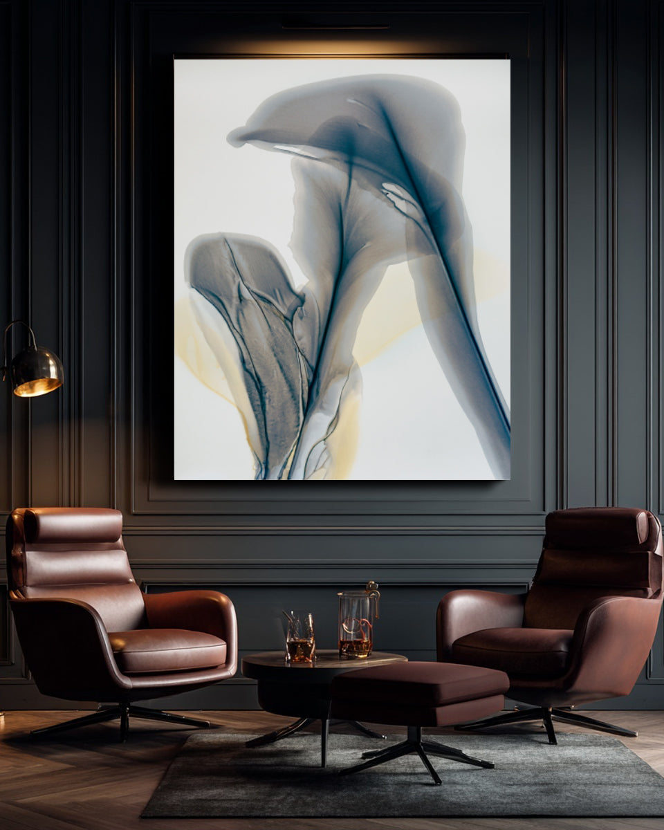 Botanical Wall Art Prints Abstract Floral Plant Watercolor Paper & Canvas | Bloom 38