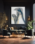 Botanical Wall Art Prints Abstract Floral Plant Watercolor Paper & Canvas | Bloom 38