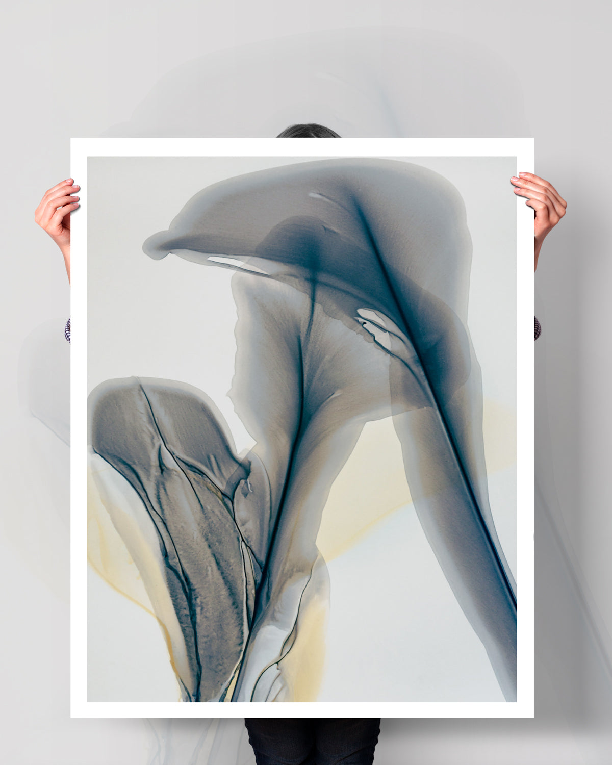 Botanical Wall Art Prints Abstract Floral Plant Watercolor Paper & Canvas | Bloom 38