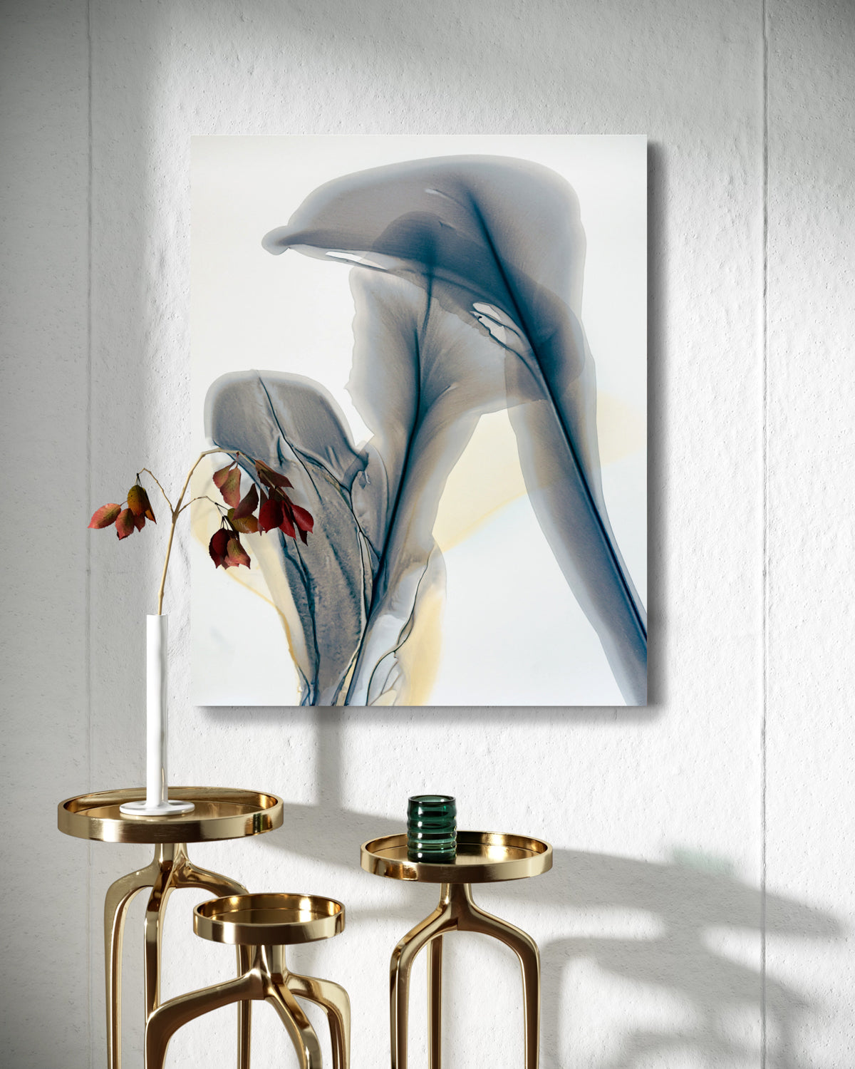 Botanical Wall Art Prints Abstract Floral Plant Watercolor Paper & Canvas | Bloom 38