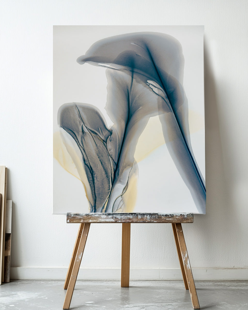 Botanical Wall Art Prints Abstract Floral Plant Watercolor Paper & Canvas | Bloom 38