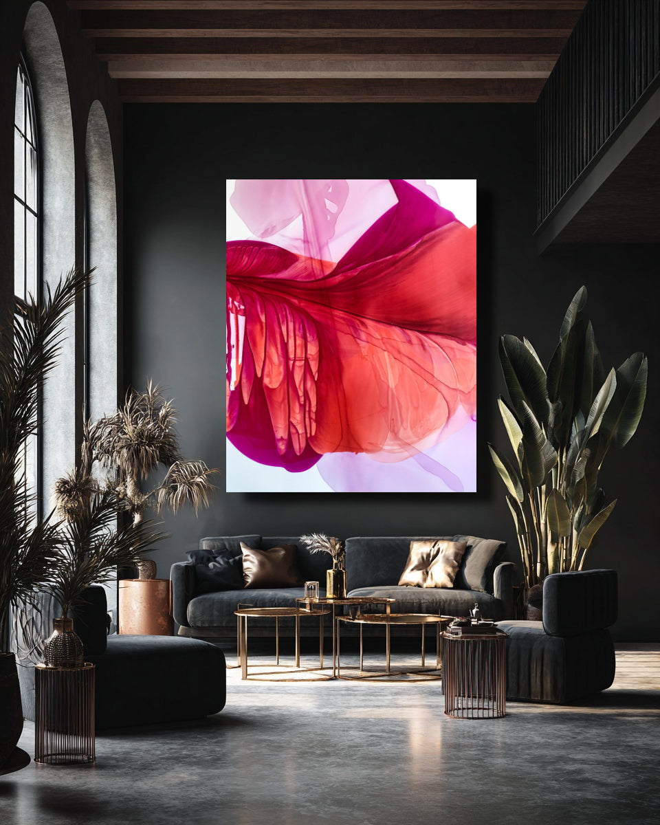 Botanical Wall Art Prints Abstract Floral Plant Watercolor Paper & Canvas | Bloom 4