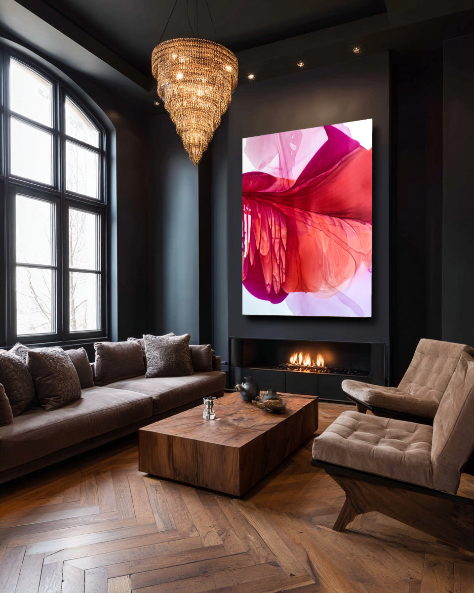 Botanical Wall Art Prints Abstract Floral Plant Watercolor Paper & Canvas | Bloom 4