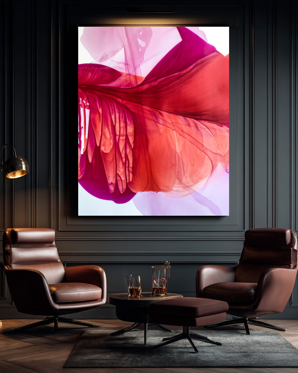 Botanical Wall Art Prints Abstract Floral Plant Watercolor Paper & Canvas | Bloom 4