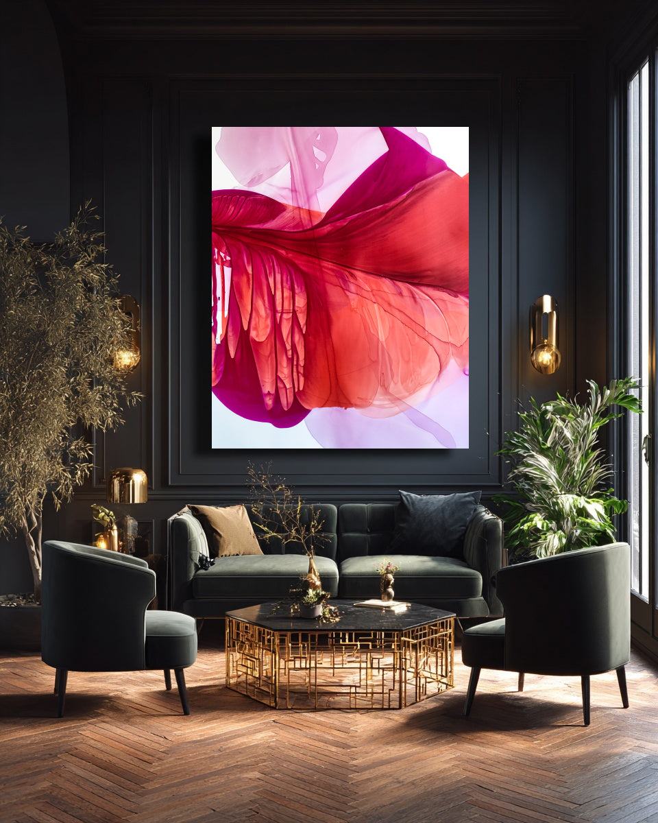 Botanical Wall Art Prints Abstract Floral Plant Watercolor Paper & Canvas | Bloom 4