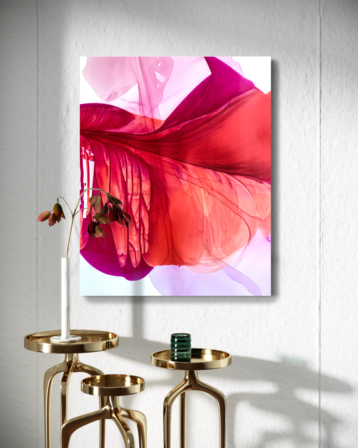 Botanical Wall Art Prints Abstract Floral Plant Watercolor Paper & Canvas | Bloom 4