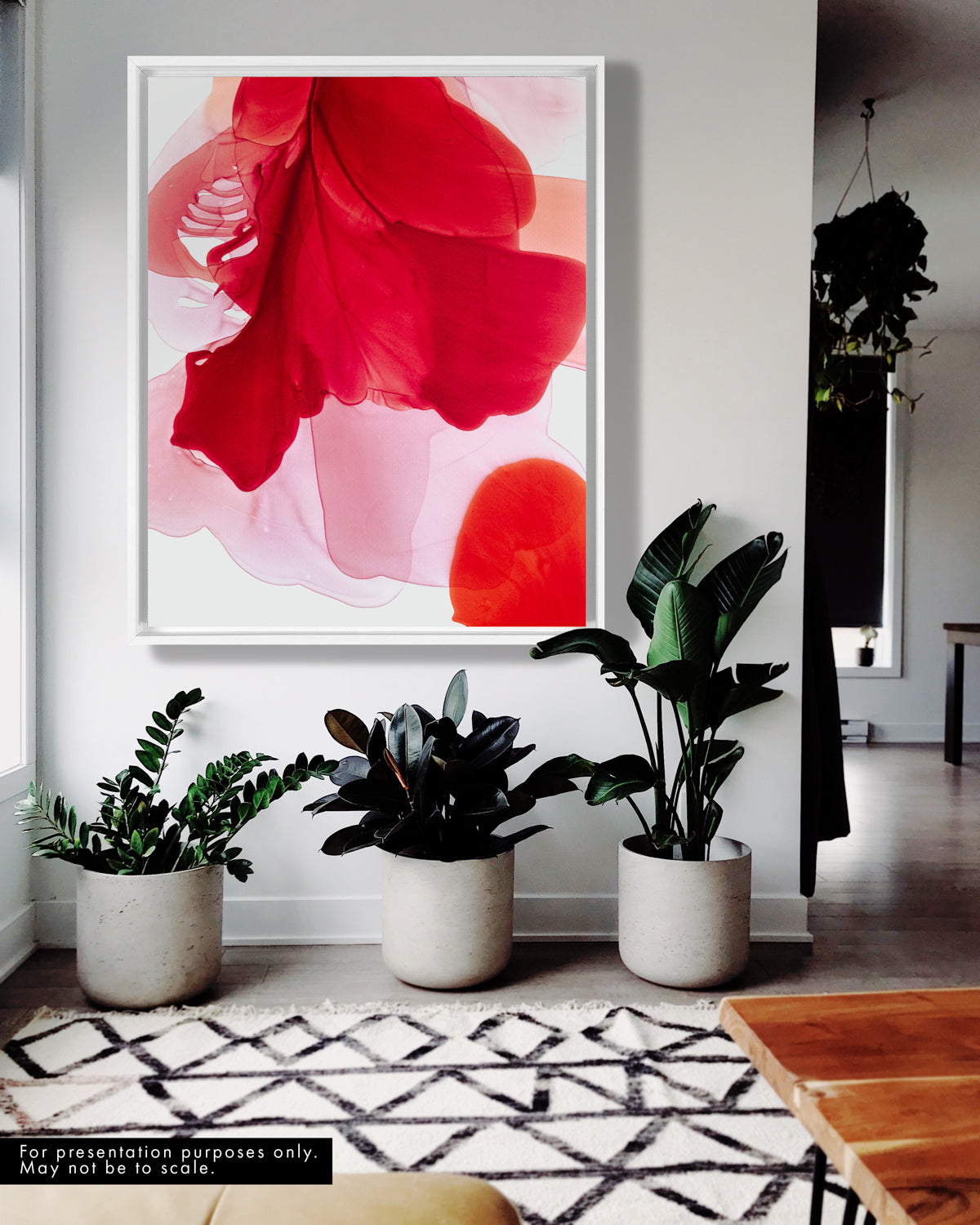 Botanical Wall Art Prints Abstract Floral Plant Watercolor Paper & Canvas | Merlotte