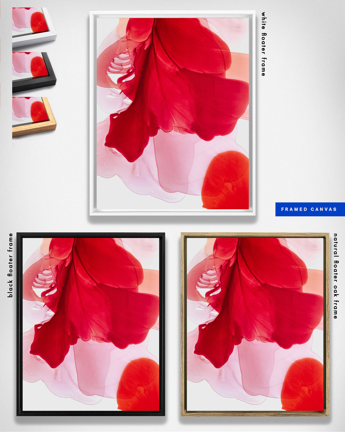 Botanical Wall Art Prints Abstract Floral Plant Watercolor Paper & Canvas | Merlotte