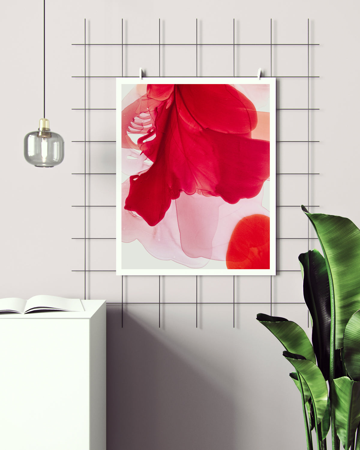Botanical Wall Art Prints Abstract Floral Plant Watercolor Paper & Canvas | Merlotte
