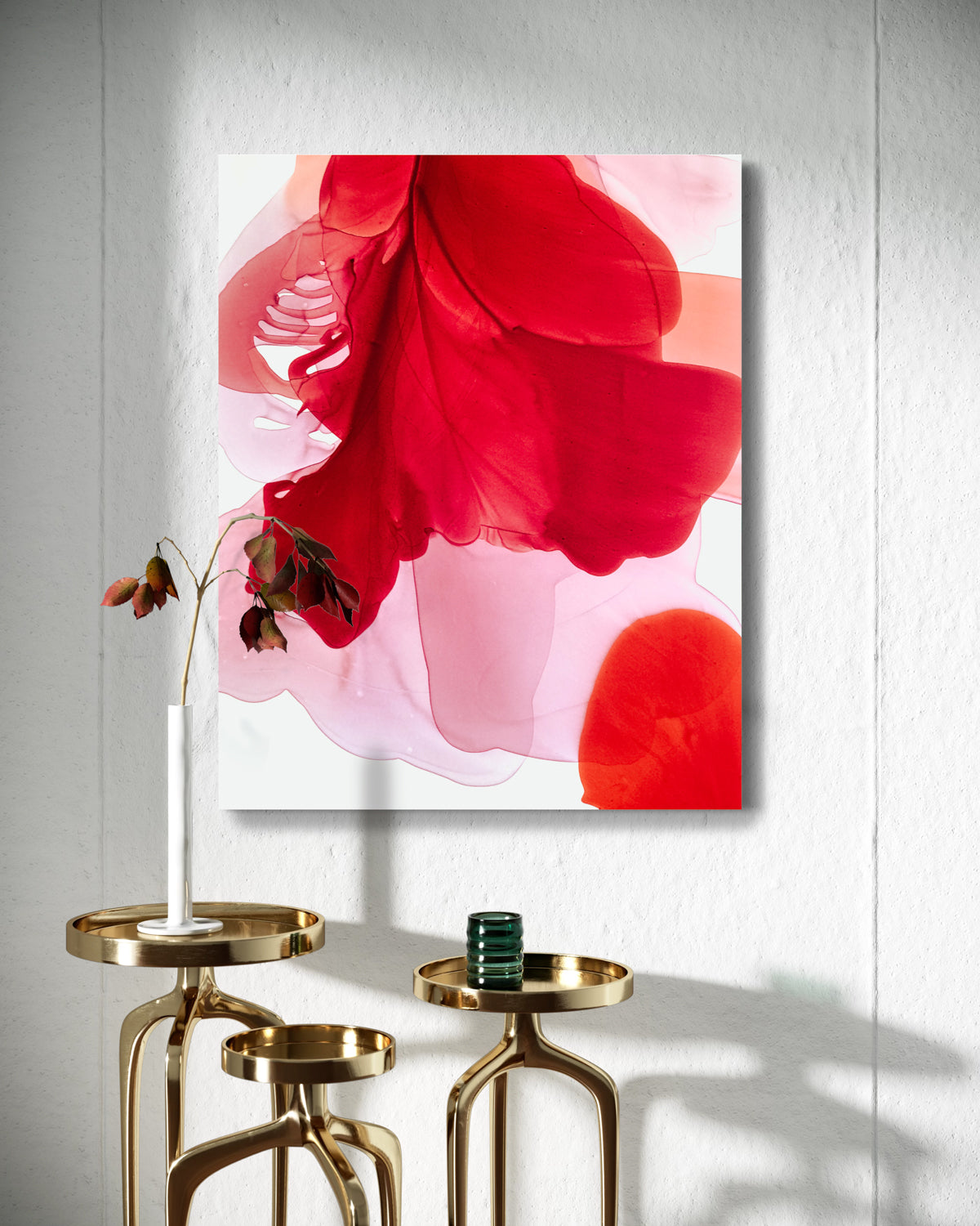 Botanical Wall Art Prints Abstract Floral Plant Watercolor Paper & Canvas | Merlotte