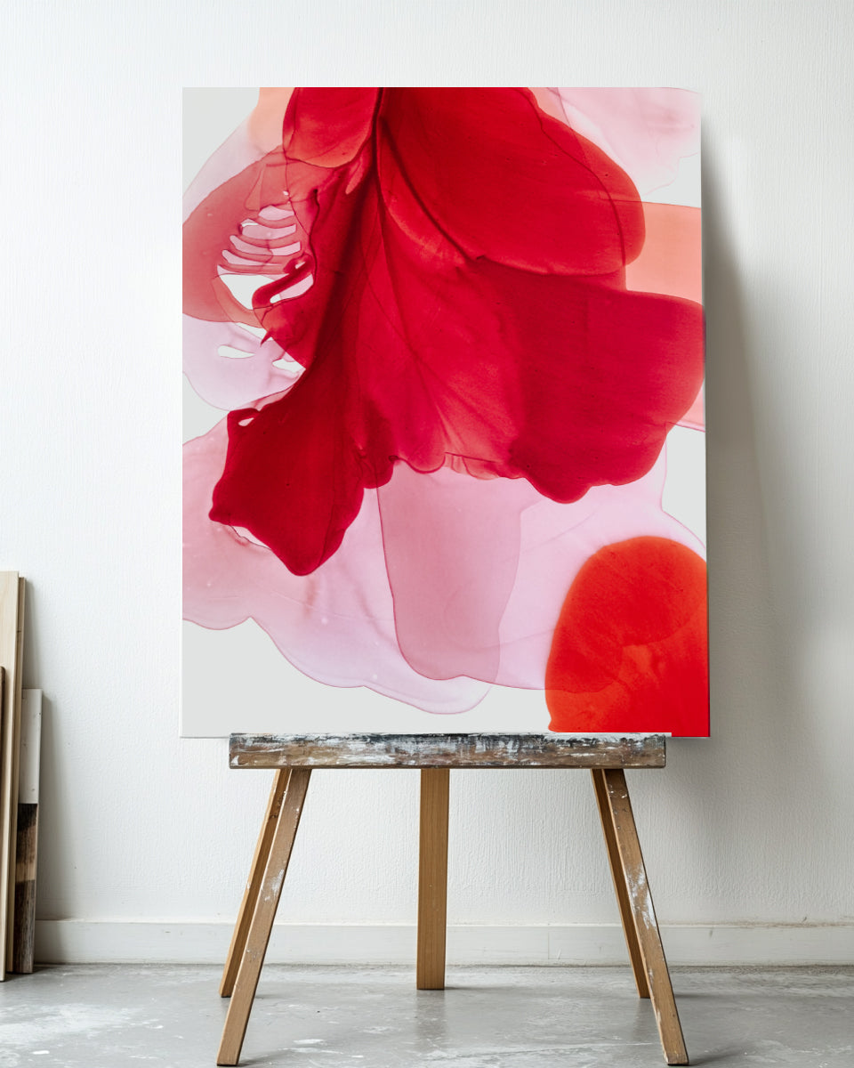 Botanical Wall Art Prints Abstract Floral Plant Watercolor Paper & Canvas | Merlotte