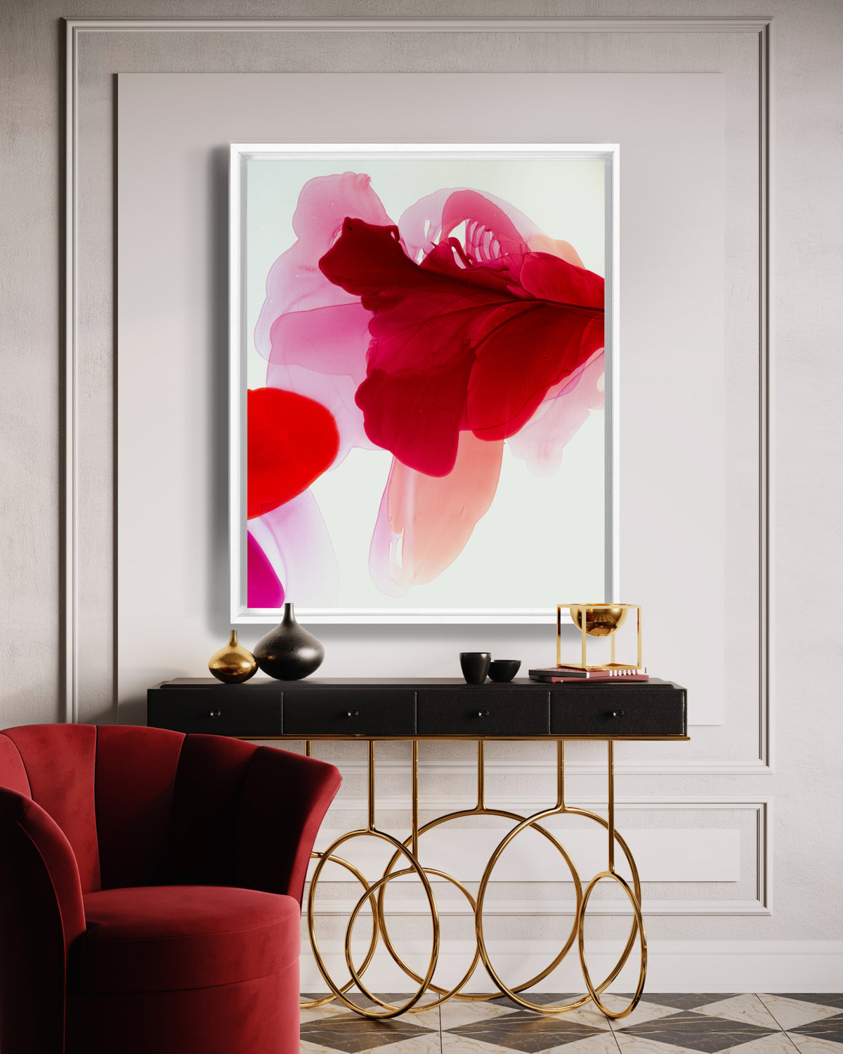 Botanical Wall Art Prints Abstract Floral Plant Watercolor Paper & Canvas | Bloom 6