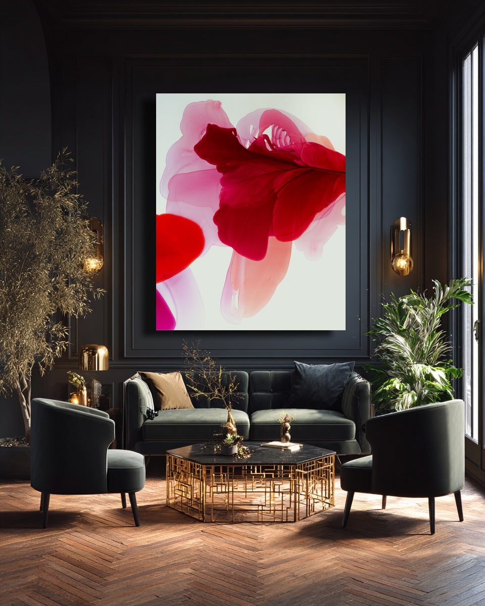 Botanical Wall Art Prints Abstract Floral Plant Watercolor Paper & Canvas | Bloom 6