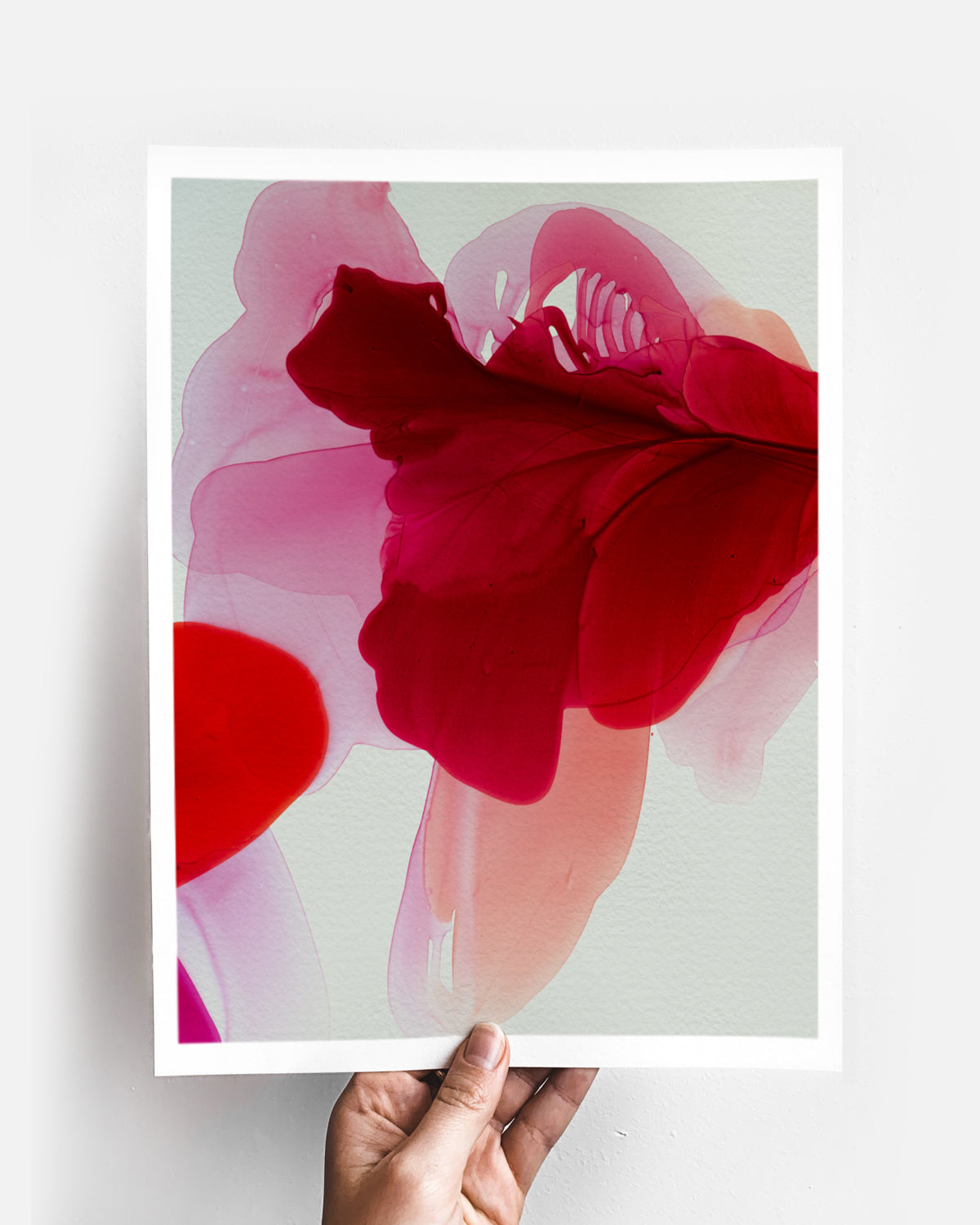 Botanical Wall Art Prints Abstract Floral Plant Watercolor Paper & Canvas | Bloom 6