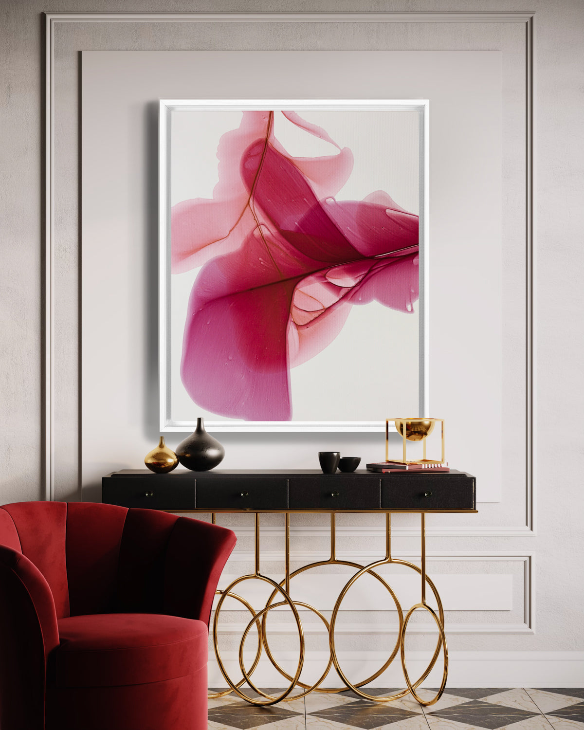 Botanical Wall Art Prints Abstract Floral Plant Watercolor Paper & Canvas | Burgë
