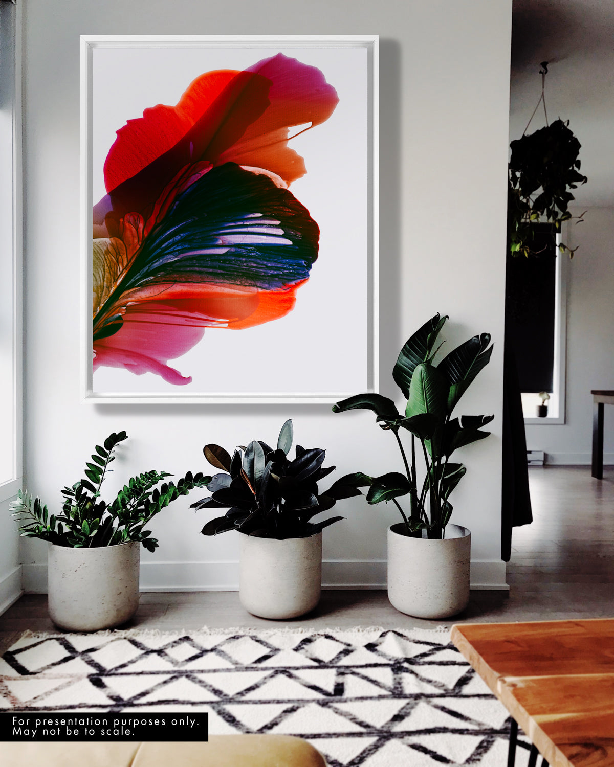 Botanical Wall Art Prints Abstract Floral Plant Watercolor Paper & Canvas | Poska