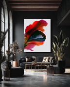 Botanical Wall Art Prints Abstract Floral Plant Watercolor Paper & Canvas | Poska