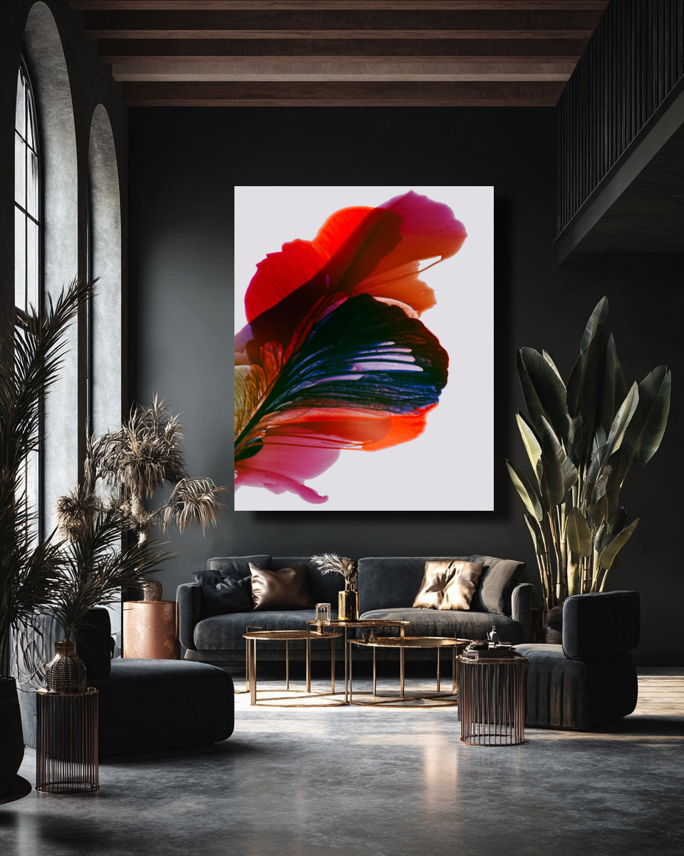 Botanical Wall Art Prints Abstract Floral Plant Watercolor Paper & Canvas | Poska