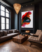 Botanical Wall Art Prints Abstract Floral Plant Watercolor Paper & Canvas | Poska