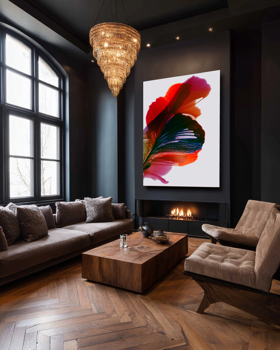 Botanical Wall Art Prints Abstract Floral Plant Watercolor Paper & Canvas | Poska