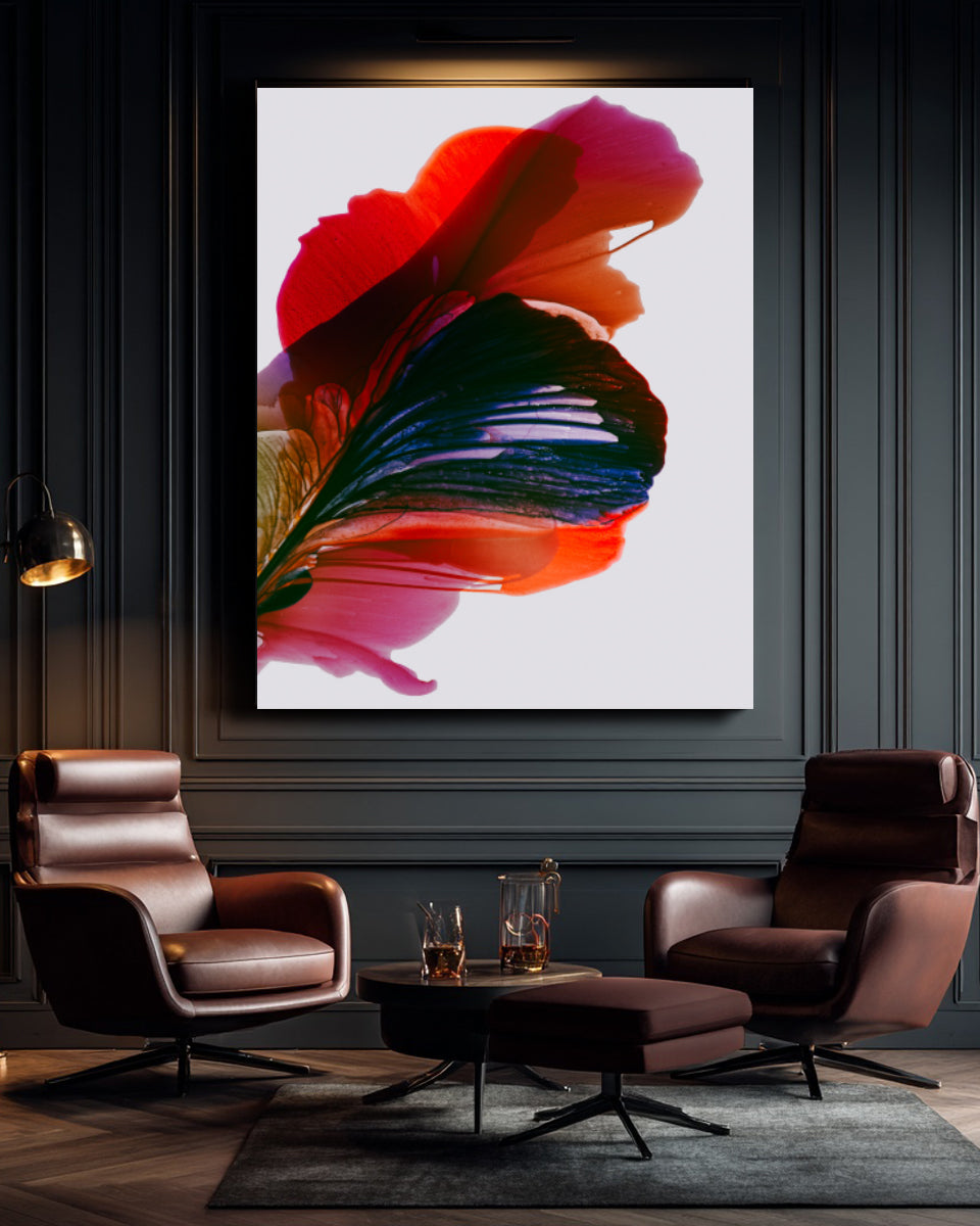 Botanical Wall Art Prints Abstract Floral Plant Watercolor Paper & Canvas | Poska