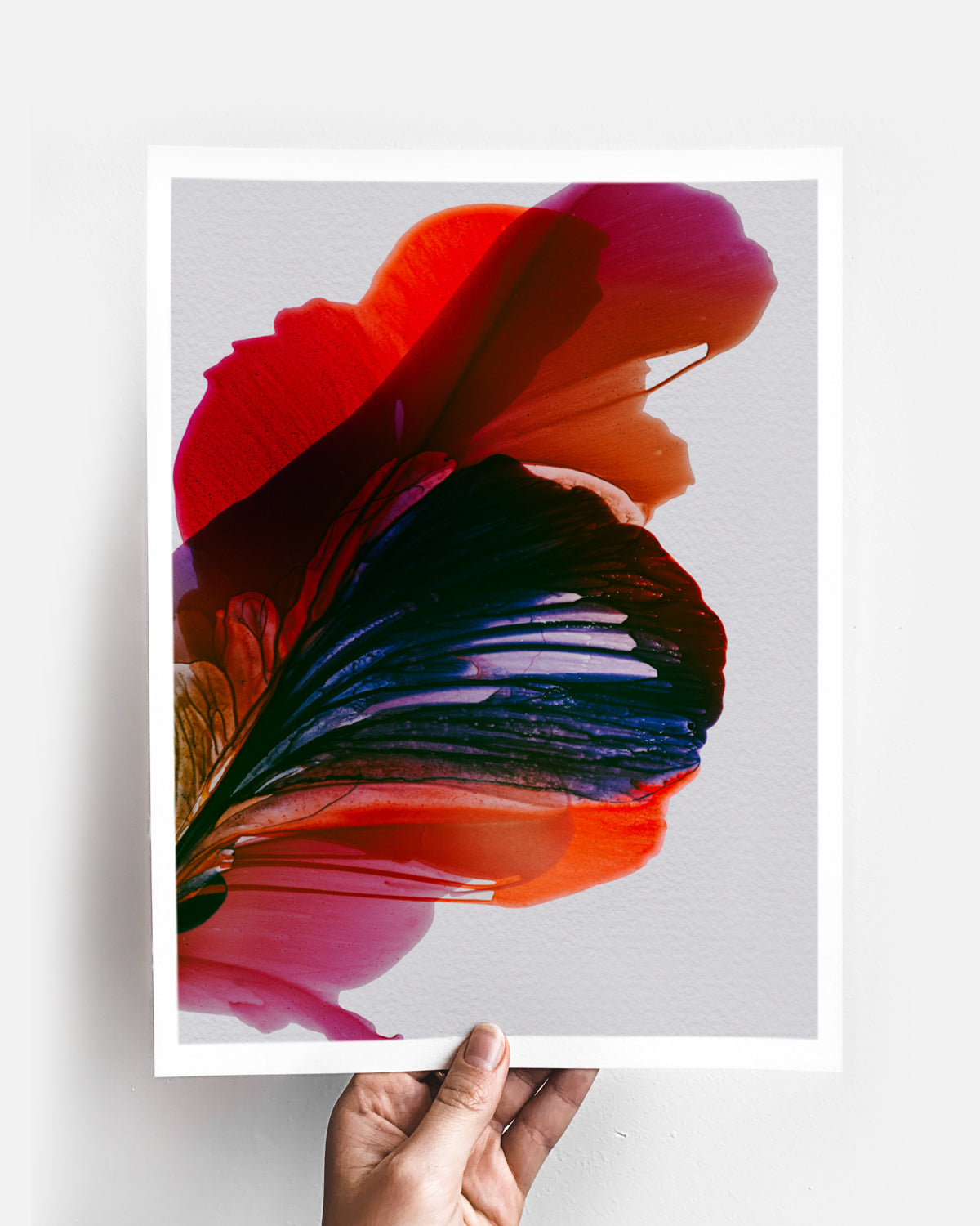 Botanical Wall Art Prints Abstract Floral Plant Watercolor Paper & Canvas | Poska