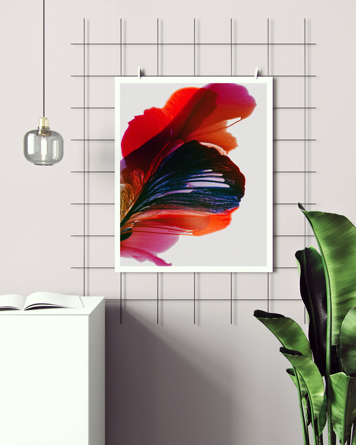 Botanical Wall Art Prints Abstract Floral Plant Watercolor Paper & Canvas | Poska