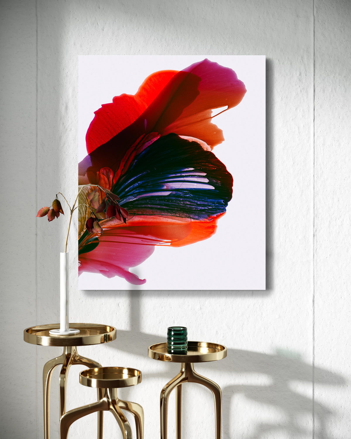 Botanical Wall Art Prints Abstract Floral Plant Watercolor Paper & Canvas | Poska