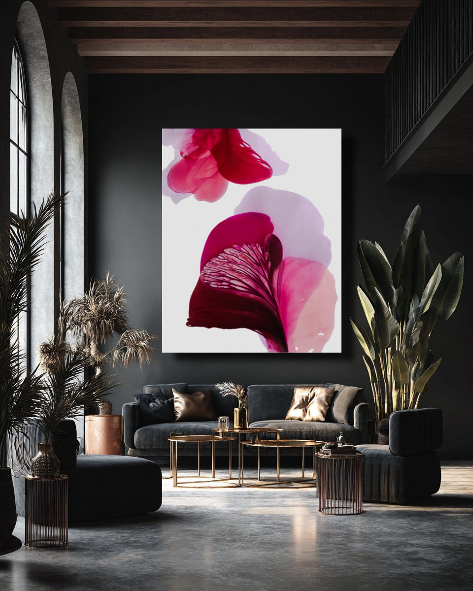 Botanical Wall Art Prints Abstract Floral Plant Watercolor Paper & Canvas | Bloom 9