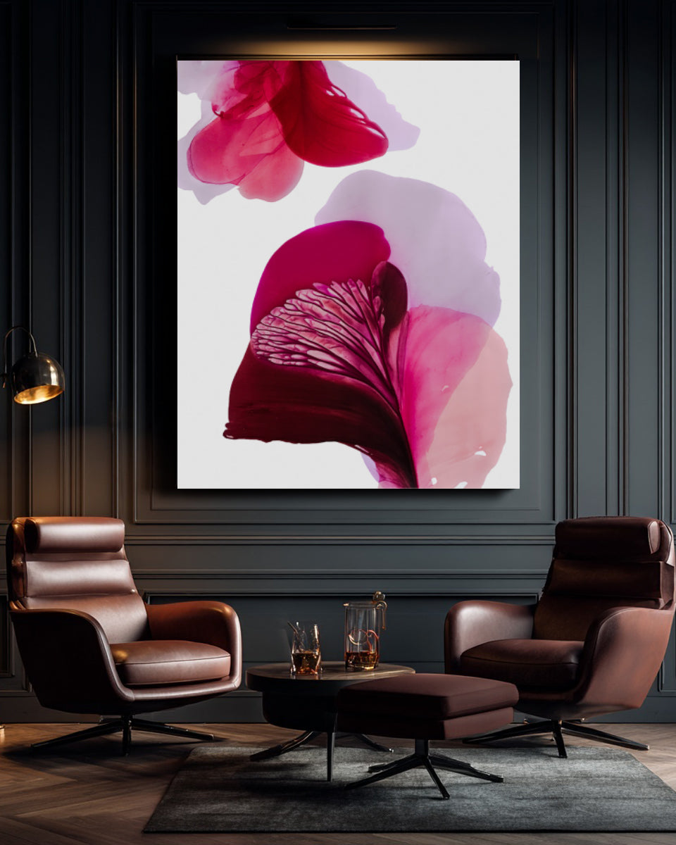Botanical Wall Art Prints Abstract Floral Plant Watercolor Paper & Canvas | Bloom 9