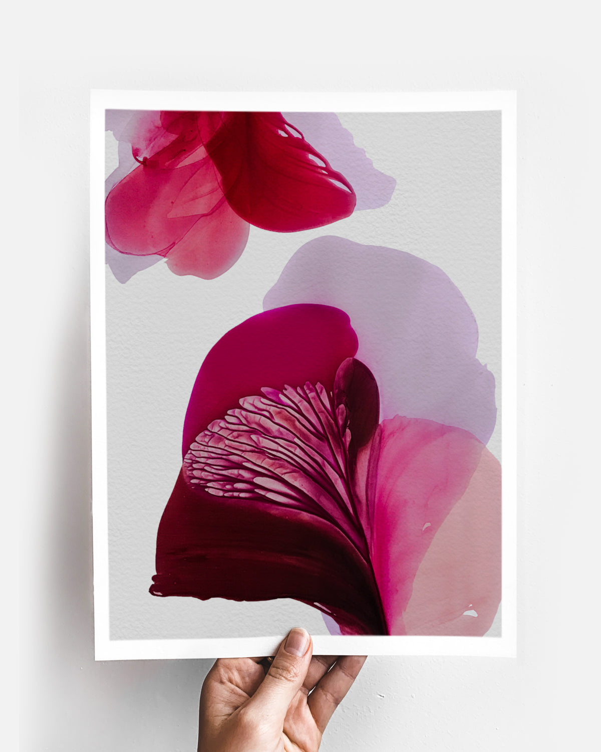 Botanical Wall Art Prints Abstract Floral Plant Watercolor Paper & Canvas | Bloom 9