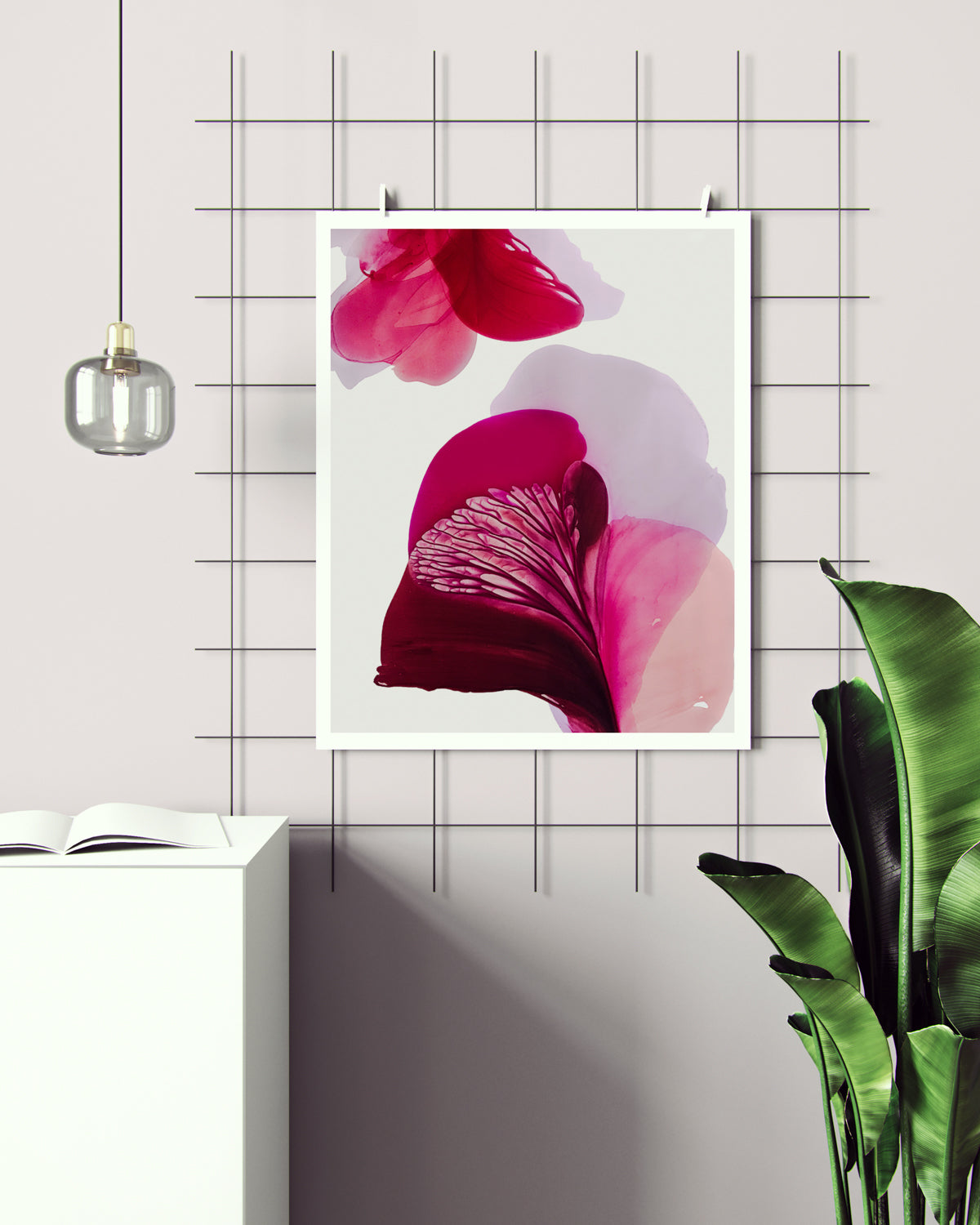 Botanical Wall Art Prints Abstract Floral Plant Watercolor Paper & Canvas | Bloom 9