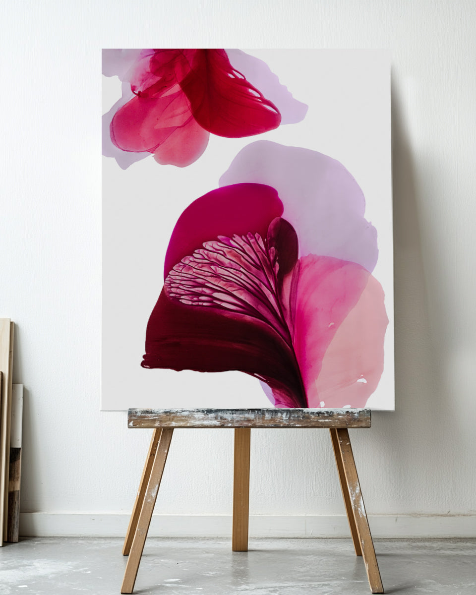 Botanical Wall Art Prints Abstract Floral Plant Watercolor Paper & Canvas | Bloom 9
