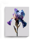 Botanical Wall Art Prints Abstract Flora Plant Watercolor Paper & Canvas | Iris 1