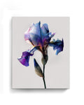 Botanical Wall Art Prints Abstract Flora Plant Watercolor Paper & Canvas | Iris 3