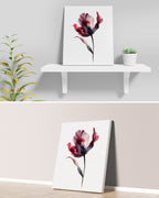 Botanical Wall Art Prints Abstract Flora Plant Watercolor Paper & Canvas | Tulip 2