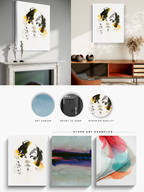 Portrait Wall Art Prints Loose Watercolor Face Paper & Canvas | Esa