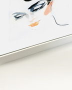 Portrait Wall Art Prints Loose Watercolor Face Paper & Canvas | Posa