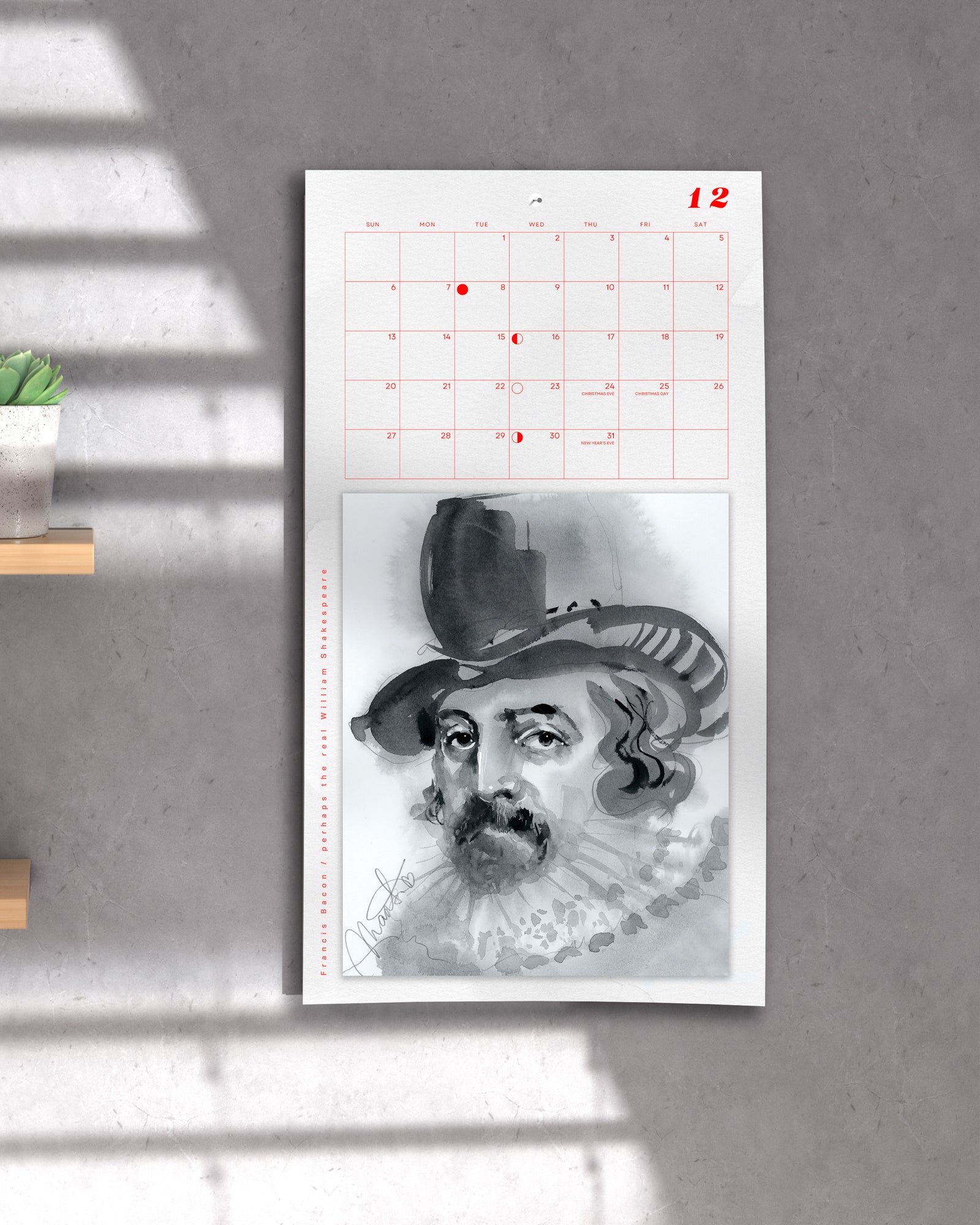 2025 Wall Calendar – Marta Spendowska | Contemporary Art