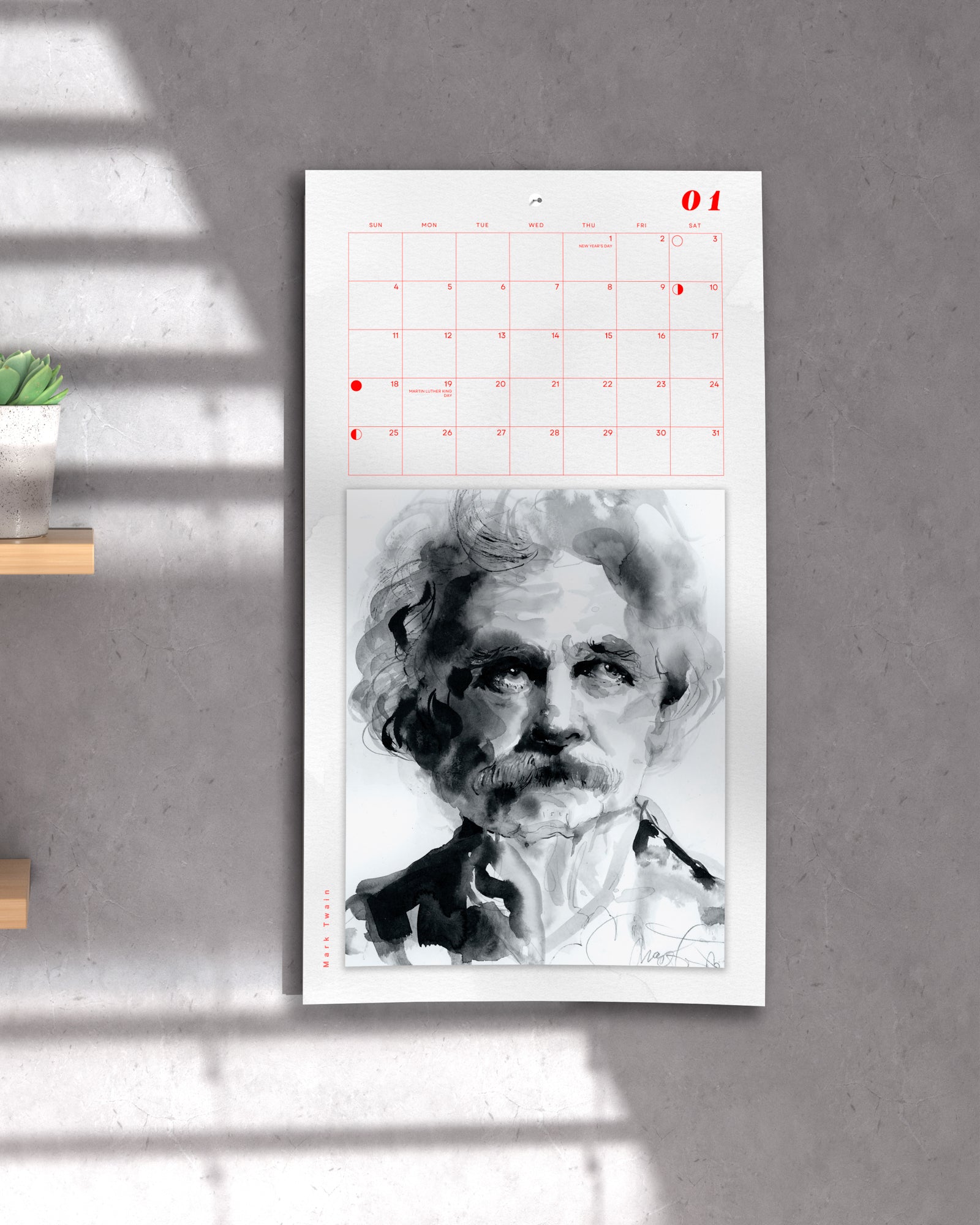 2025 Wall Calendar – Marta Spendowska | Contemporary Art