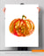 Wall Art Print Canvas Paper  | Pumpkin